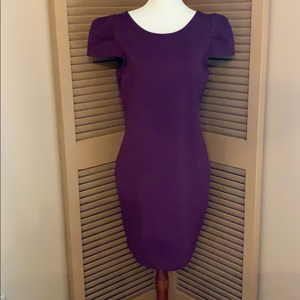 Silence & Noise Capped Sleeve Dress Large